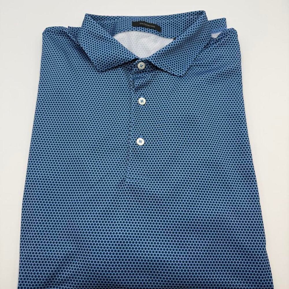 Turtleson blue polo shirt Size XL